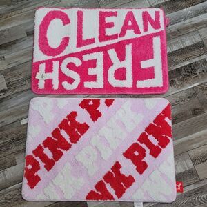 New Victoria's Secret PINK Bath Mats - Pink and Clean Fresh
